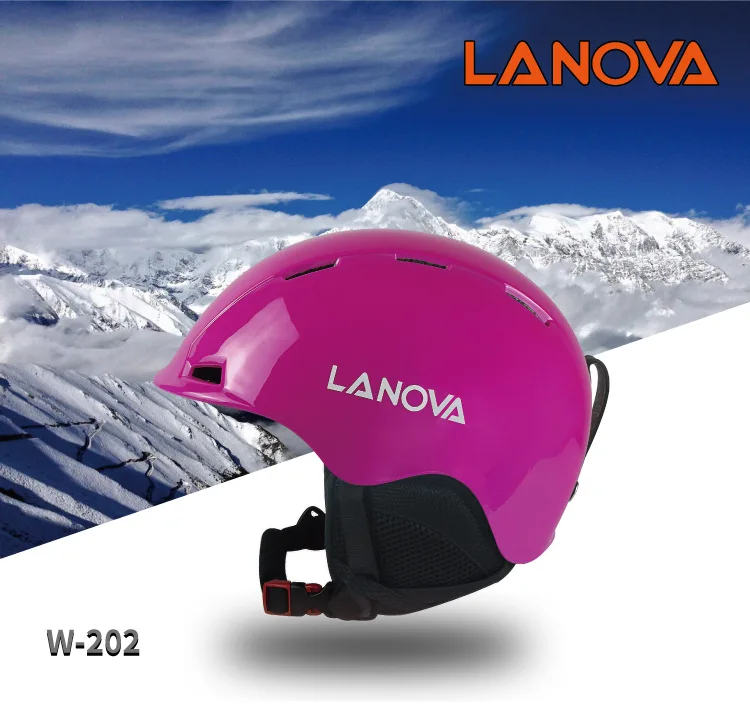 Lanova Men And Women-Veneer Double Plate Ski Helmet Professional Skiing Helmet Head Protection Equipment Wholesale