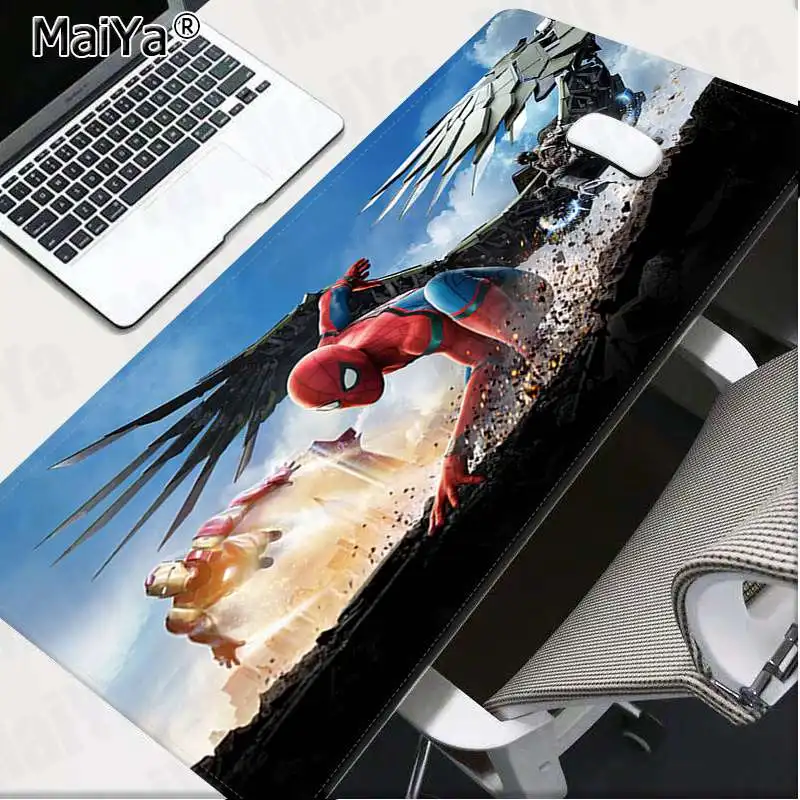 Lock Edge 30x80cm Maiya Лидер продаж удивительный паук HD Блокировка края коврик для мыши игра большой коврик для мыши клавиатуры коврик - Цвет: Lock Edge 30x80cm