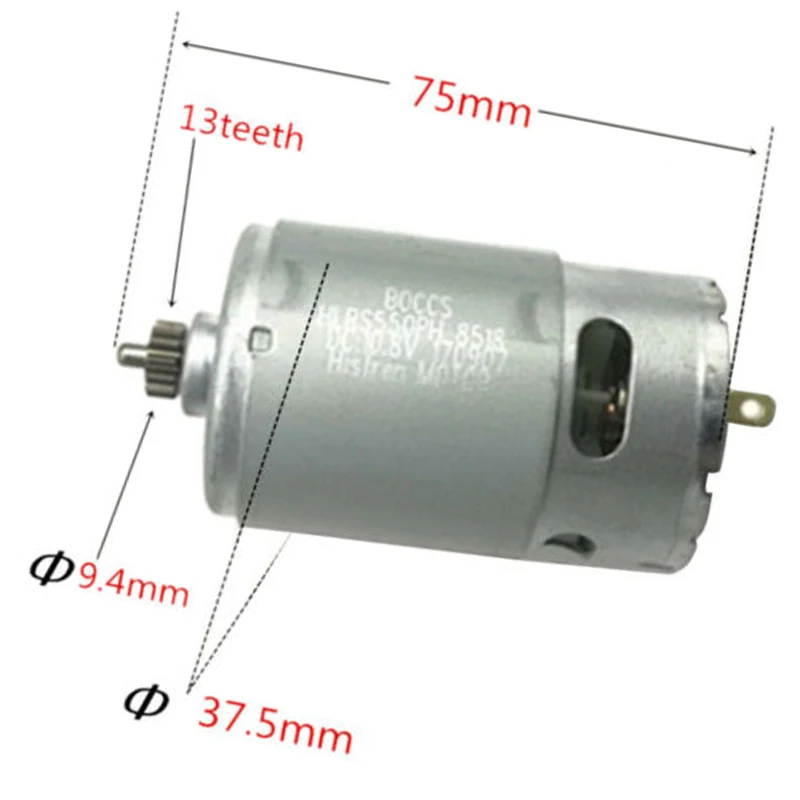 

1 X New 10.8V 12V 13T Motor For BOSCH GSR10.8-2-LI GSR120-LI GSR10.8V-LI-2 Parts