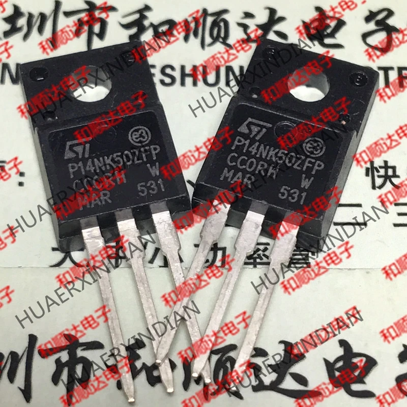 5 шт., новые оригинальные кнопки STP14NK50ZFP P14NK50ZFP TO-220F
