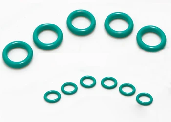 

10pcs Heat Oil Resistant 2.4 mm (Wire Diameter) FKM Fluorine O-Ring Rubber Sealing Ring O.D 6-58mm for Oil sealing , Waterproof