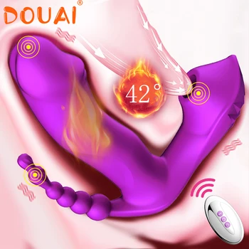 Butterfly Women's Dildo Vibrator For Women Sucker Clit Vagina Masturbators Anal Plug Female Vibrators Sex toys For Adult 18 1