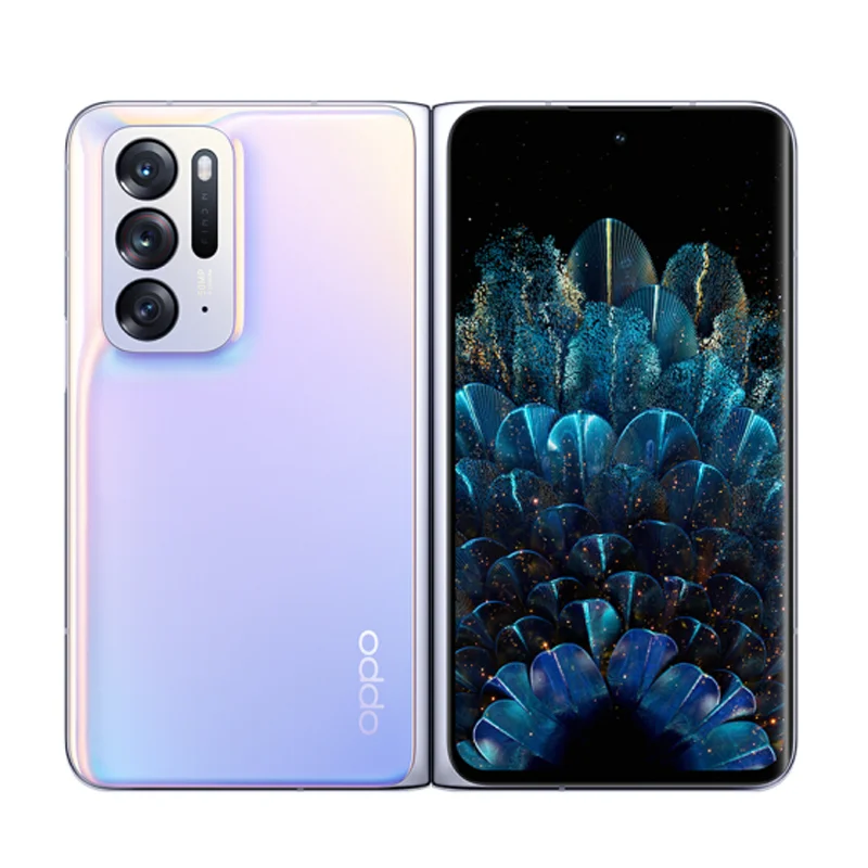 Original Oppo Find N 5G Mobile Phone Snapdragon 888 Android 11.0 7.1" Folded Screen 120HZ 50.0MP 33W Charger Fingerprint OTA