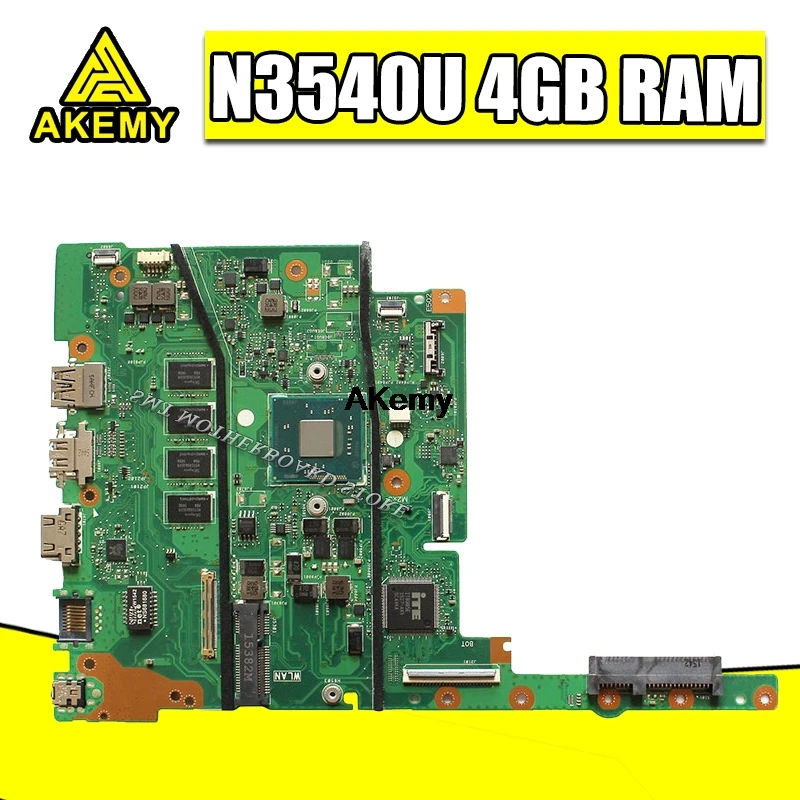 E502MA материнская плата для ноутбука ASUS E402MA E502MA E402M E502M E402 E502 N3540U 4GB-RAM оригинальная материнская плата тесты ok