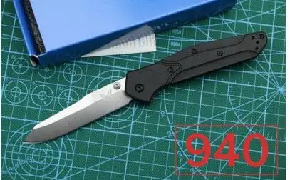 Новейший OEM 940/943 нейлоновая ручка из стекловолокна D2 лезвие медная шайба складной походный охотничий Карманный наружный инструмент EDC кухонный нож - Цвет: 940