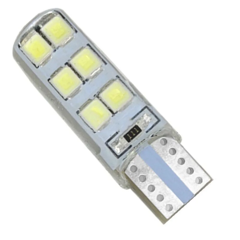 2 шт. светодиодный светильник для автомобиля W5W T10 2835 12SMD сигнальная лампа зазор