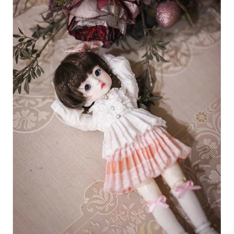 Кукольная одежда BJD одежда костюм рубашка+ юбка+ носки 3 шт. Куклы Аксессуары для 1/6 1/4 1/3 куклы одежда