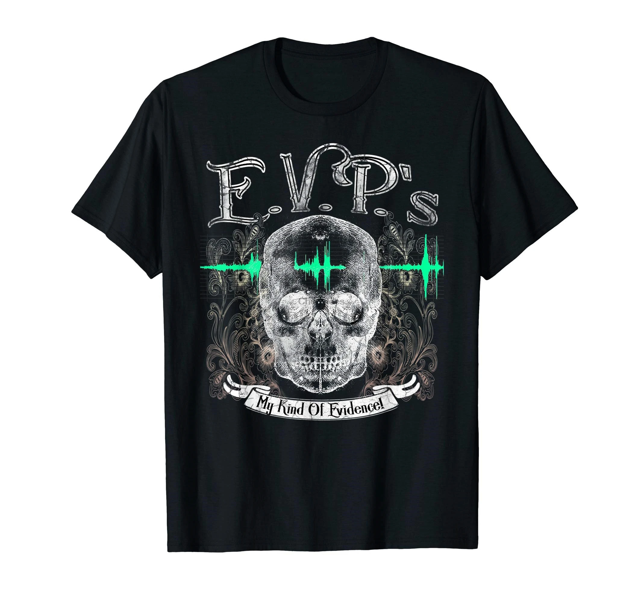 EVPs-мой вид доказательств! Паранормальная футболка Ghost Hunter | Мужская одежда