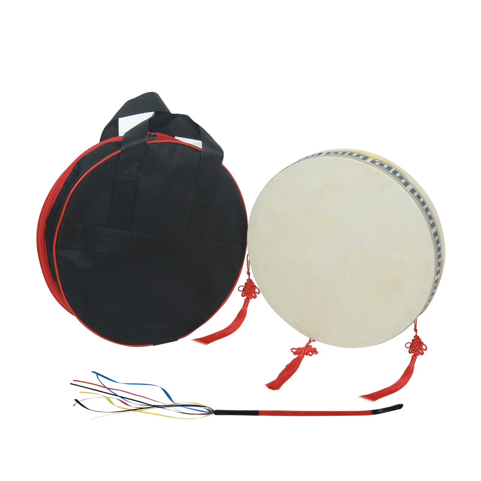 シャーマンドラムフレームドラム鼓伝統的な中国の打楽器楽器ドラムバッグドラム鞭|ドラム| - AliExpress