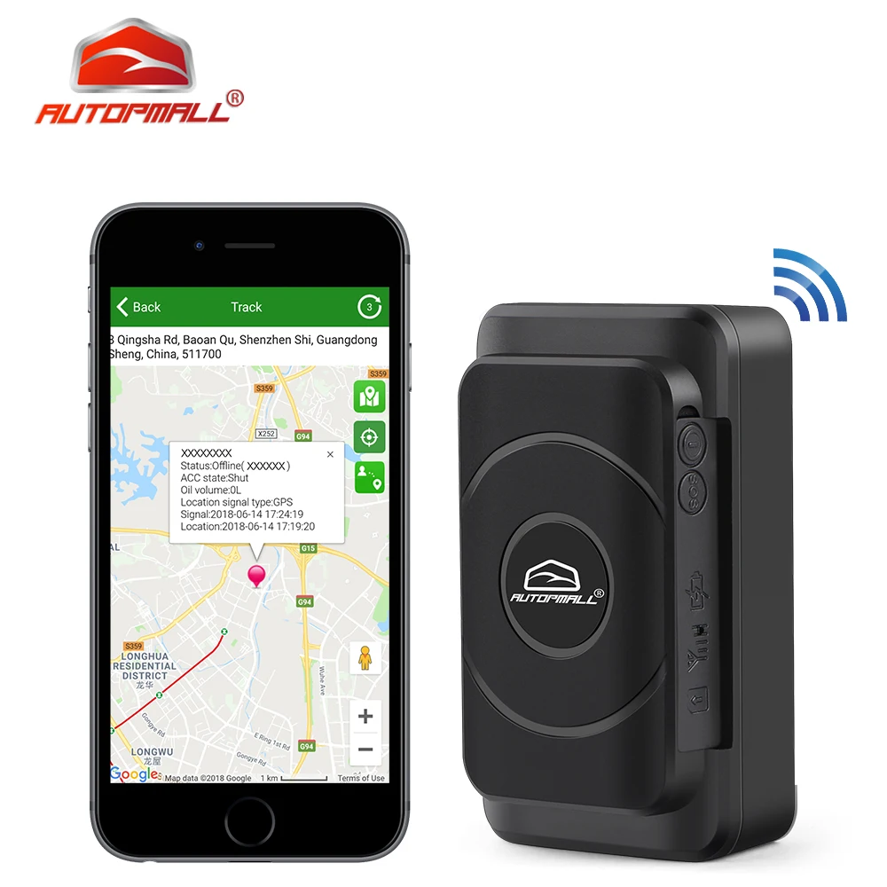 Автомобильный GPS трекер TK202 TK905 GSM водонепроницаемый магнитный сигнал SOS 90 дней в