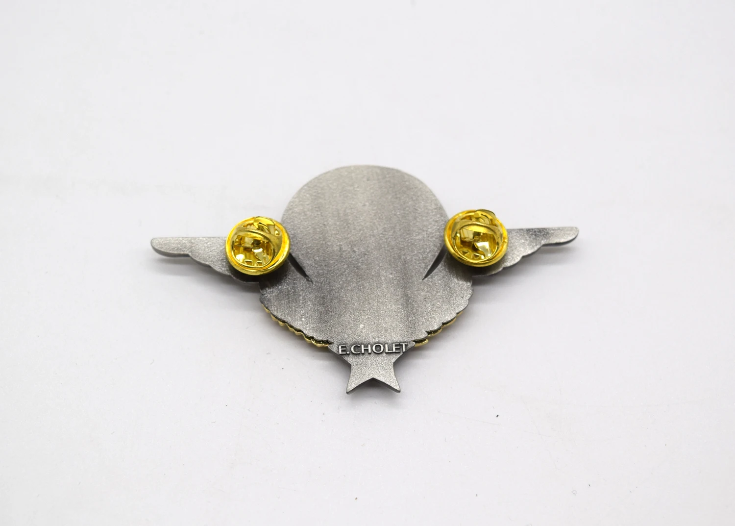 Military France Brevet Paratrooper Parachutiste E.Cholet Metal Badge Pin award medals,military lapel pin