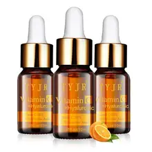 Pure Vitamin C Serum Liquid Freckle Removal Acne Scars Hyaluronic Acid Anti-wrinkle Vc Moisturizing Face Serum