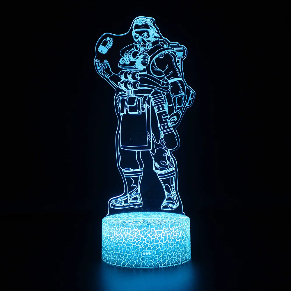 APEX Legends лампа ночник светодиодный свет сна RGB проекционная лампа детские игрушки битва рояль игра - Цвет: APEX015