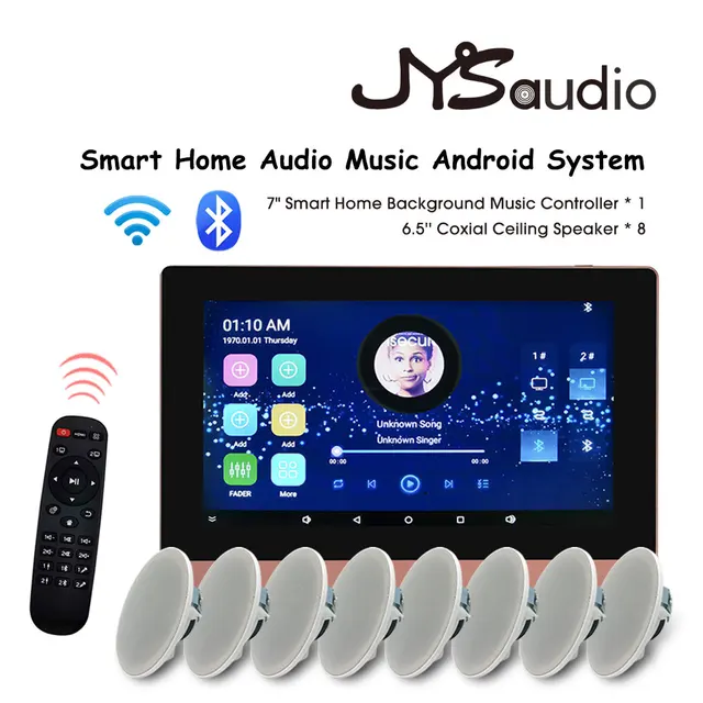Smart Touch Screen In Wall Amplifier 