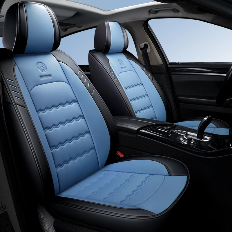 

Full Coverage Eco-leather auto seats covers PU Leather Car Seat Covers for nissan altima juke kicks leaf murano z51 navara d40