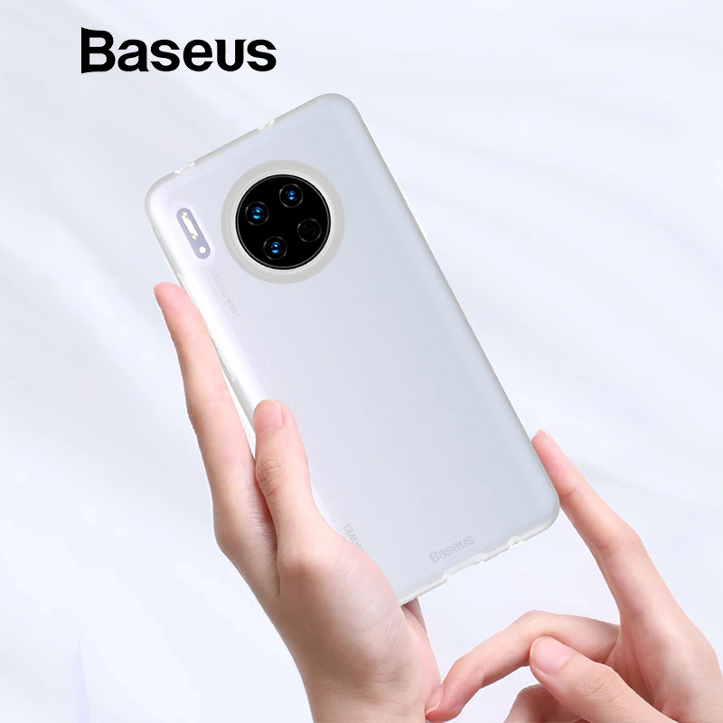 Роскошный жидкий силиконовый чехол Baseus для huawei mate 30 Pro, Силиконовый противоударный чехол для mate 30, чехол для телефона, чехол