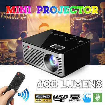 

LED Mini Projector HD Portable Cinema HDMI USB AV LED Projector Children's Gift Home Cinema Support Power Bank Charging For Home