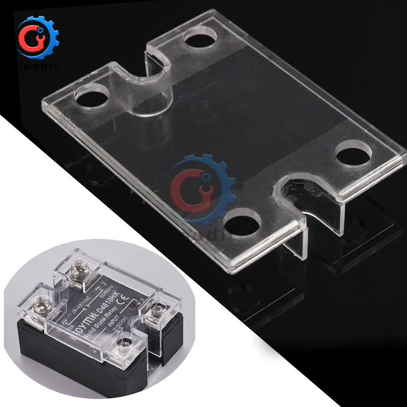 2 шт. универсальная пластиковая крышка прозрачная защита твердотельного реле