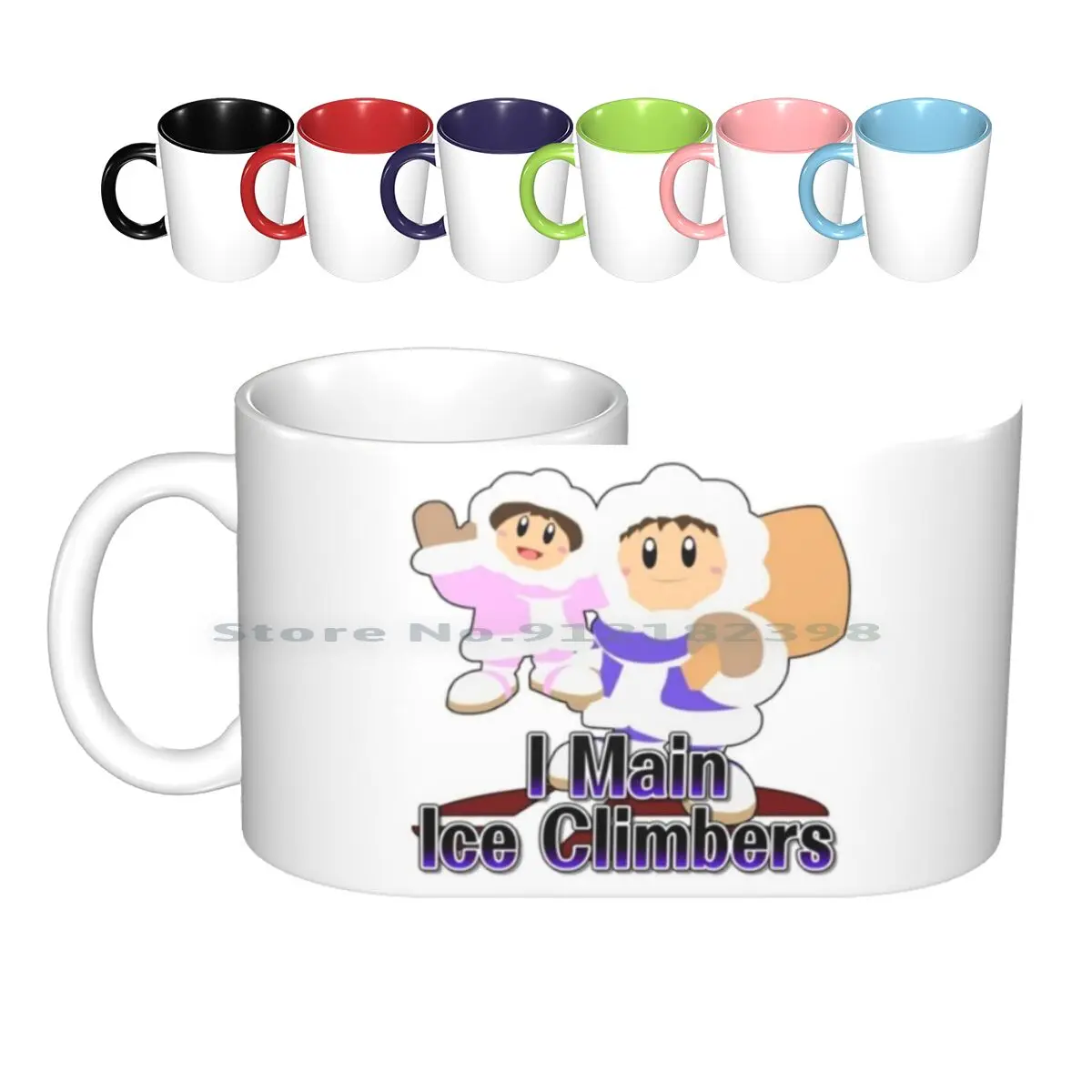 I Main Ice Climbers-Super Smash Bros Melee Tazze In Ceramica Tazze Da Caffè Tazza Da Tè Al Latte Super Smash Bros Per Wii U Ssb Melee 3Ds Wii U