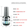 OXXI 15ml Base and Top Coat for Gel Polish Semi-permanent Varnish Rubber Top Coat y Base Coat Gellac uv led Permanent Enamel Lak 2