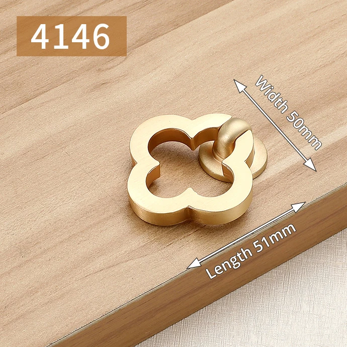 Handle-4146 KAK золотые ручки шкафа роскошные золотые для двери кухонного шкафа тянет Европейское оборудование для обработки мебели - Цвет: Handle-4146