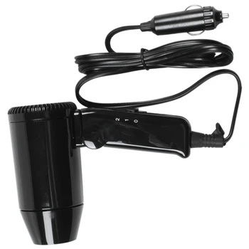 

Car Hair Blow Dryer Heat Dc12V 216W Portable Foldable Blower Hot Wind For Travel Easy Storage Handle De-Frosting Vehicle Window