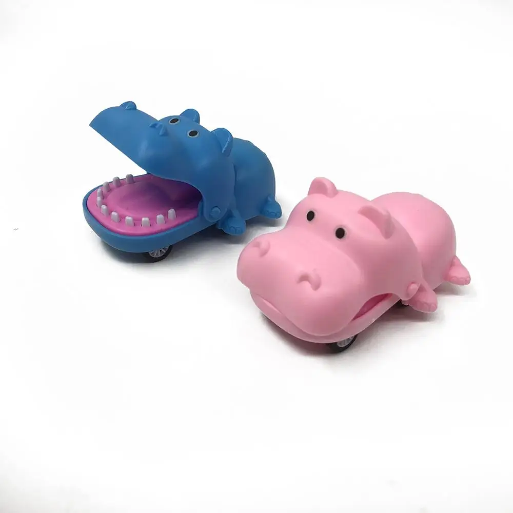 1pc explosion models cartoon inertia animal mini rally car crocodile hippo evil dog giveaway small gift