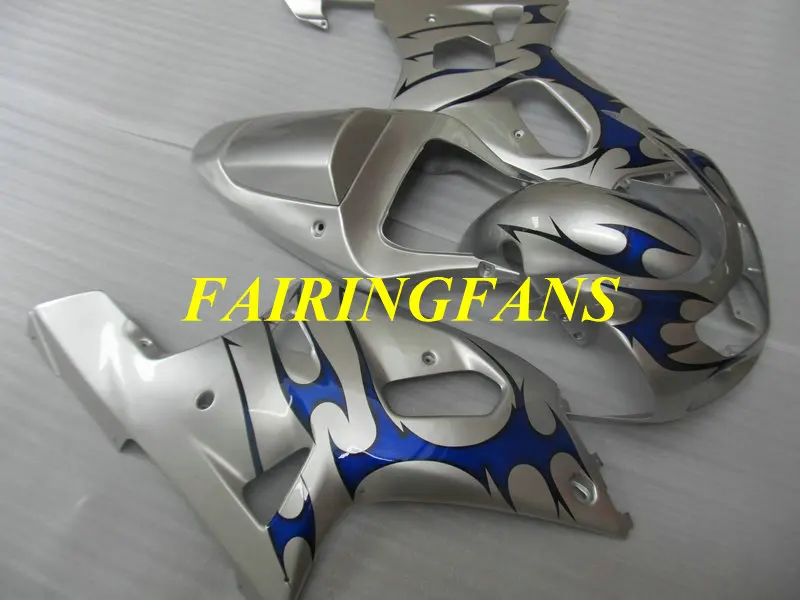 Мотоцикл обтекателя тела для GSXR600 750 K1 01 02 03 GSXR 600 GSXR750 2001 2002 2003 ABS Обтекатели Кузов+ подарки SH76