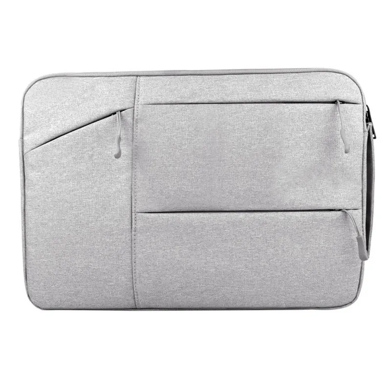 Портативный водонепроницаемый чехол для ноутбука MacBook Pro Air Bag для Xiaomi notebook ударопрочный нейлоновый чехол для ноутбука 11,6/13,3/15,6 - Цвет: Серый