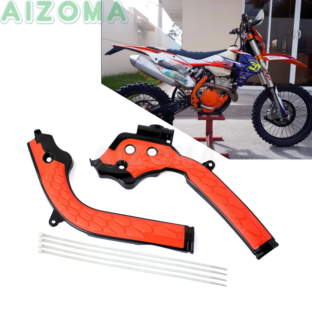2 шт. защитные рамки для гоночных мотоциклов SXF SX EXC F 125/250/300/350/450 2016 17 2018