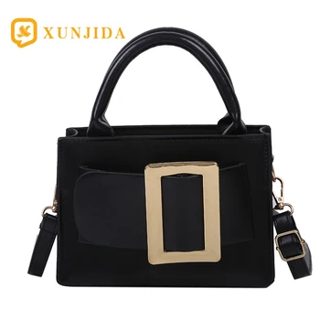 

XUNJIDA Women Shoulder Bag Luxury 2020 New Small Flap Metal Button Crossbody Bags PU Leather Purses Handbags Travel Hand Bag