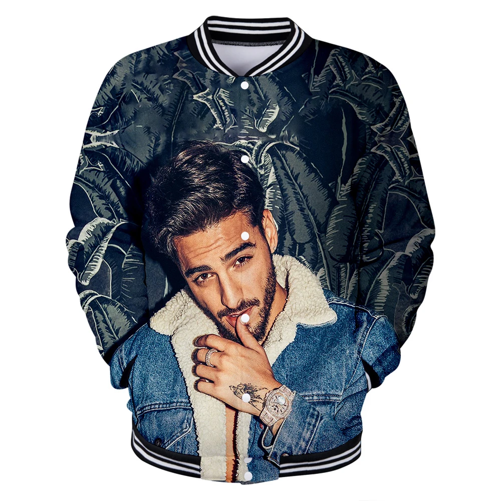 19 新コロンビア 3d Maluma ジャケット男性 女性の動向若いスタイリッシュなデザインハンサム歌手 3d ジャケット Maluma 野球ユニフォーム男性 ジャケット Aliexpress