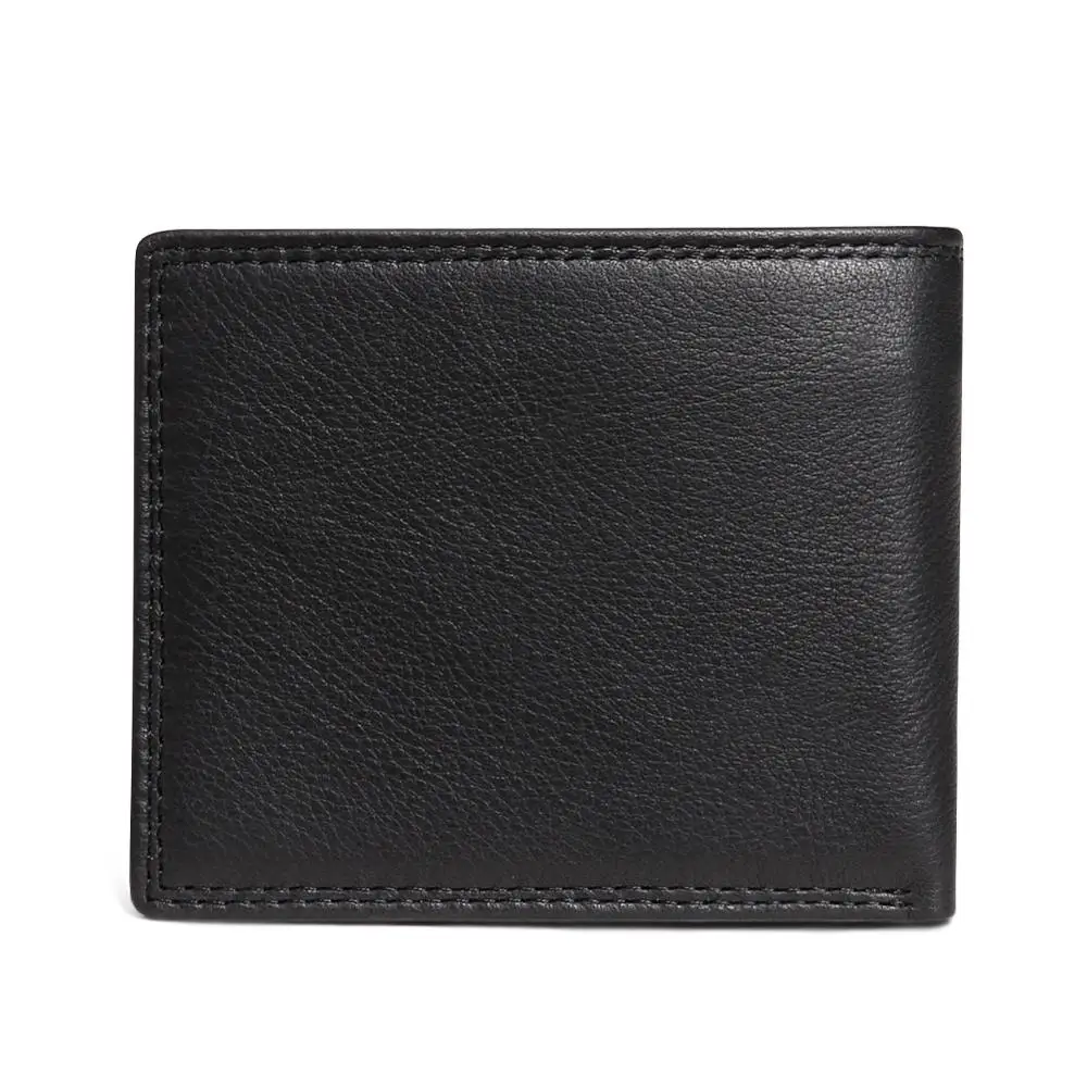 Короткий кошелек JOGUJOS мужской из натуральной кожи бумажник воловьей в винтажном