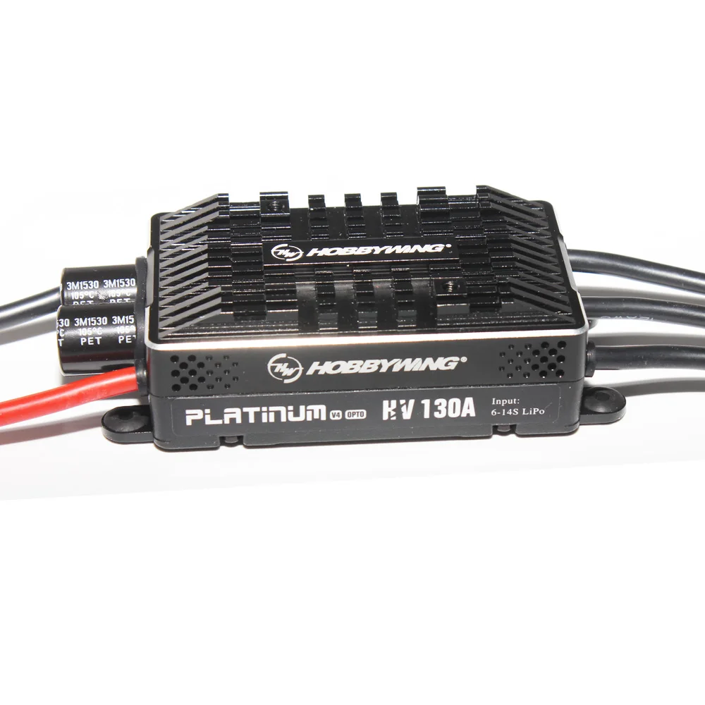 

Hot F17828/9 Hobbywing Platinum HV V4 130A BEC / OPTO 5-14S Lipo Empty mold Brushless ESC for RC Drone Helicopter Aircraft