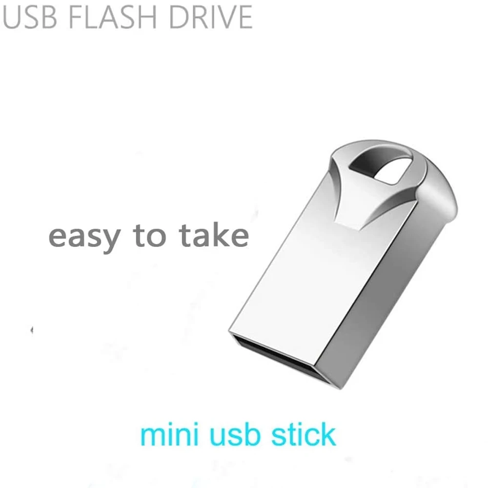 100% Full Capacity Binful USB Flash Drive Super Tiny Pen Drive 64GB 32GB 16GB 8GB 4GB Pendrive Waterproof USB Memory Stick OTG
