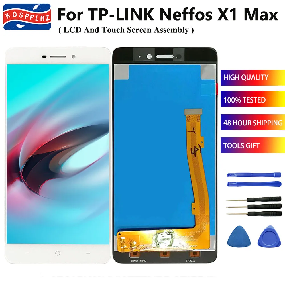 

5.5" For TP-LINK Neffos X1 Max TP903A TP903C LCD Display + Touch Screen Digitezer Assembly 100% Tested Replacement + Tools