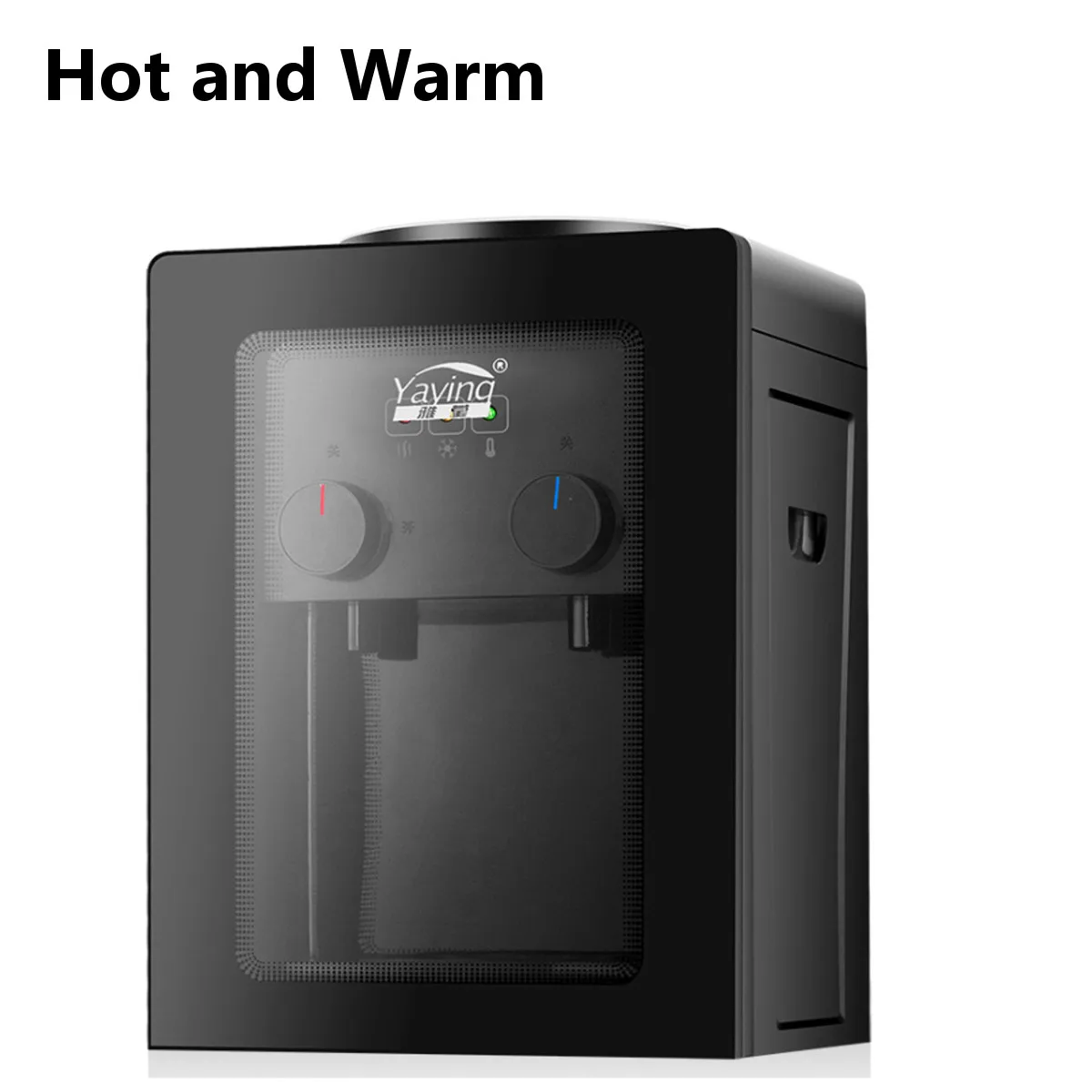 warm and hot 220 В 550 Вт диспенсер для горячей/холодной воды Настольный Электрический автоматический многофункциональный кулер для питья для домашнего офиса кофейная чайная панель - Цвет: warm and hot