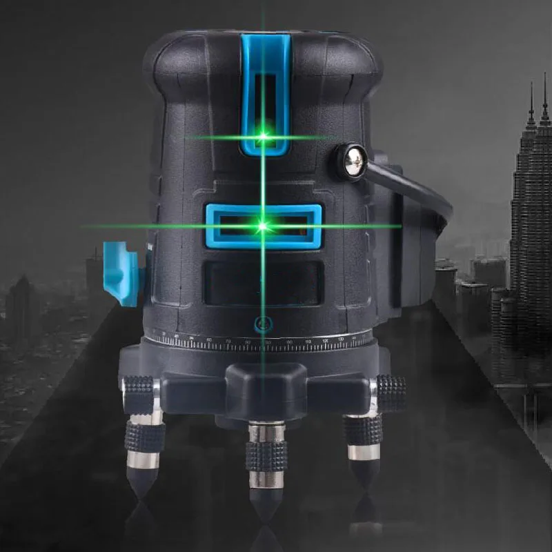 

Dual Power Supply Laser Level Meter 5 Line 6 Point Self-Balancing Measuring Instrument Laser Wall Meter Construction Tool