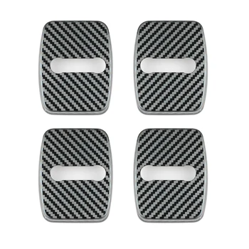 

4pcs Carbon Fiber Car Door Lock Covers Emblems Car Styling Case For BMW M X1 X3 X5 X6 E46 E39 E90 E36 E60 E34 E30 F30