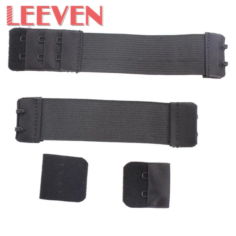 Leeven Black Nylon Adjustable Elastic Bands For Wigs 2.8/3/3.5cm Making Wig Caps Hair Net Lace Net Sewing Rubber Wig Making