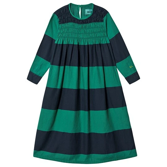 Comprar En STOCK BC niños 2019 nuevo otoño niño niña vestido hermosa princesa fiesta rayas Navidad vestido niños vestidos para niñas