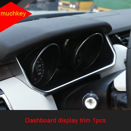 Dashboard trim Для Land Rover discovery5- хромированные автомобильные межкомнатные стеклянные переключатель стеклоподъемника навигации AC vent отделка литья отделка - Цвет: Dashboard trim
