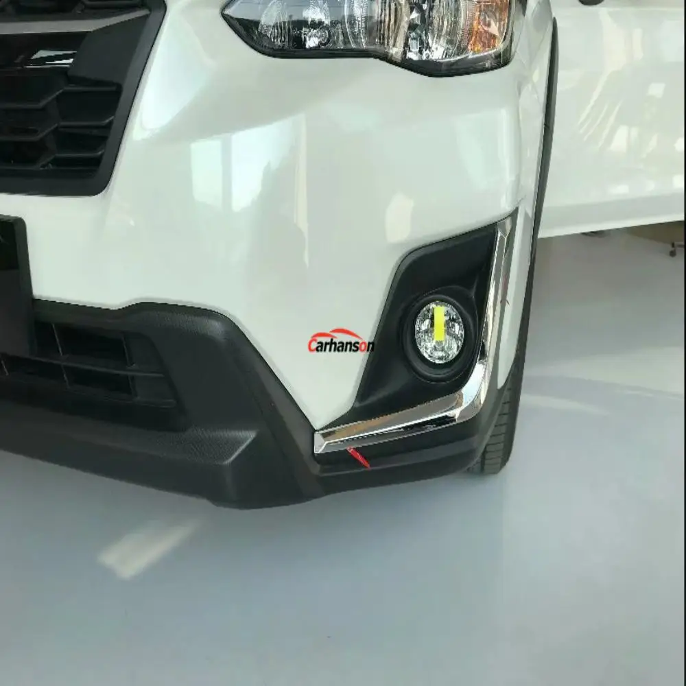 Автомобильные аксессуары, Стайлинг для Subaru Xv, хромированный передний противотуманный светильник, передний противотуманный светильник, противотуманный светильник, бампер, накладка