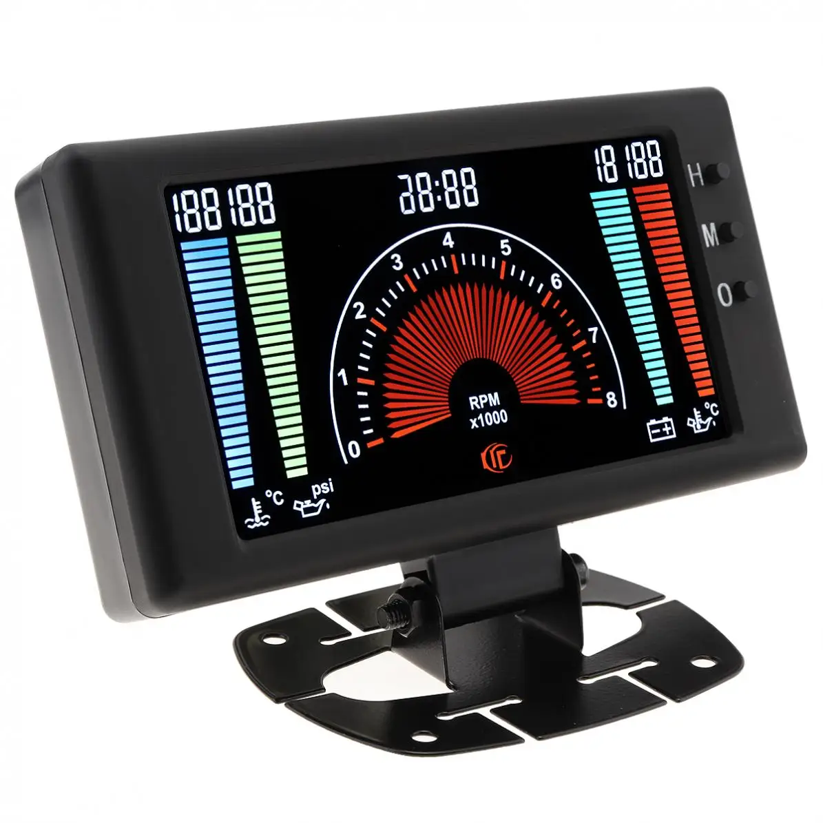 Автомобильный цифровой ЖК-датчик давления масла вольтметр датчик температуры