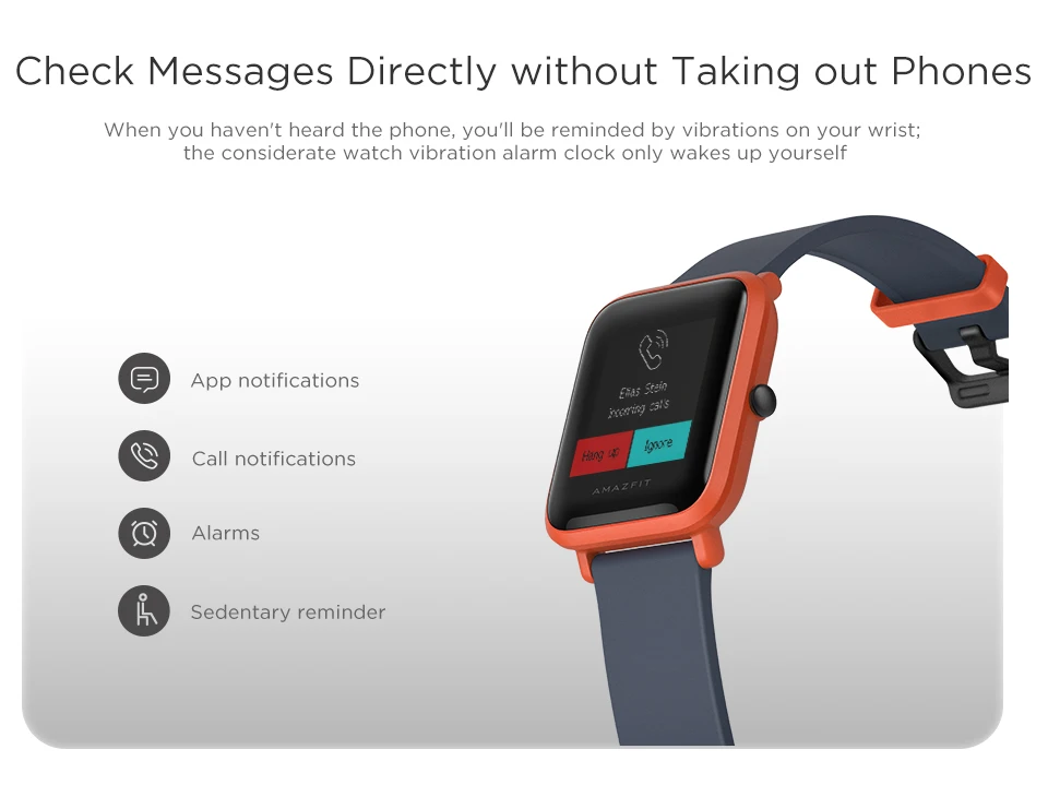 Xiaomi Huami Amazfit Bip Смарт часы для мужчин Bluetooth gps Спорт монитор сердечного ритма IP68 Водонепроницаемый напоминание о звонке часы Xiomi