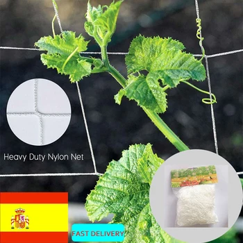 

Mesh 5/10m Polyester Net Loofah Netting For Morning Glory Vine Flowers Garden Plants Climbing Net Cucumber Vine Grow Holder