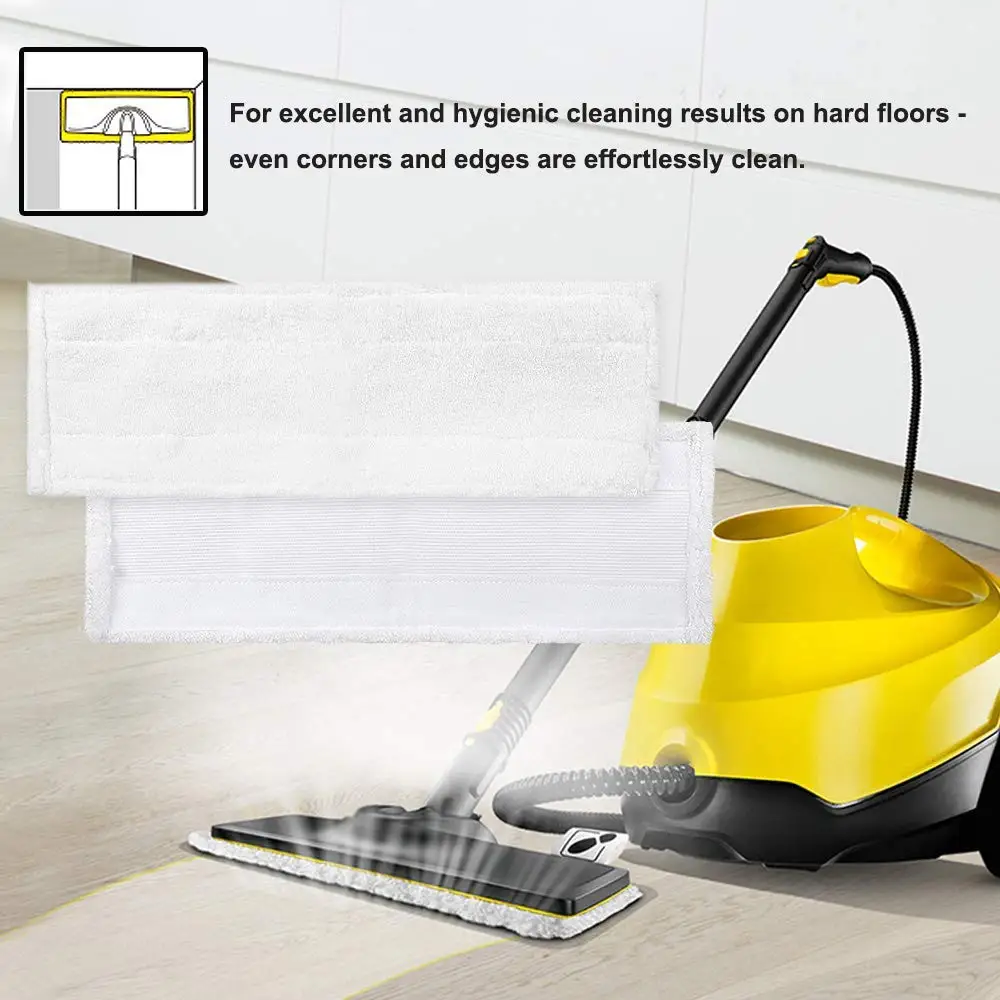 Microfibre mop Cloth Compatible with Karcher Steam Cleaner EasyFix SC 2, SC 3, SC 4, SC 5 Floor mop pads