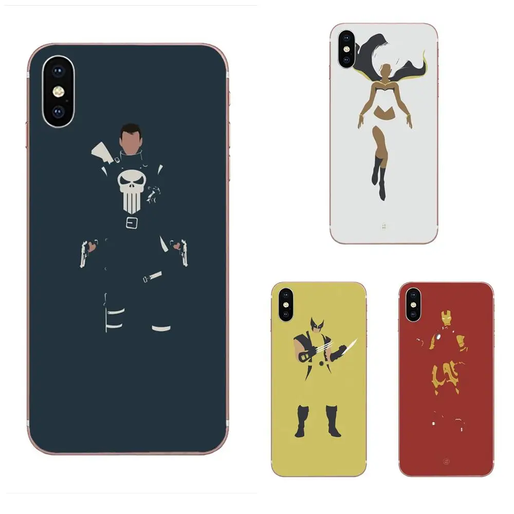 Для Apple iPhone X XS Max XR 4 4S 5 5C 5S SE 6 6S 7 8 Plus Coque мягкий телефон прозрачные герои и злодеи |