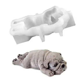 

1pcs Fashion Cute Dog Shape Silicone Mold Ice Cream/Mousse/Cake 3D Shar Pei Mould Fondant Tools Kitchen And Baking Accessories