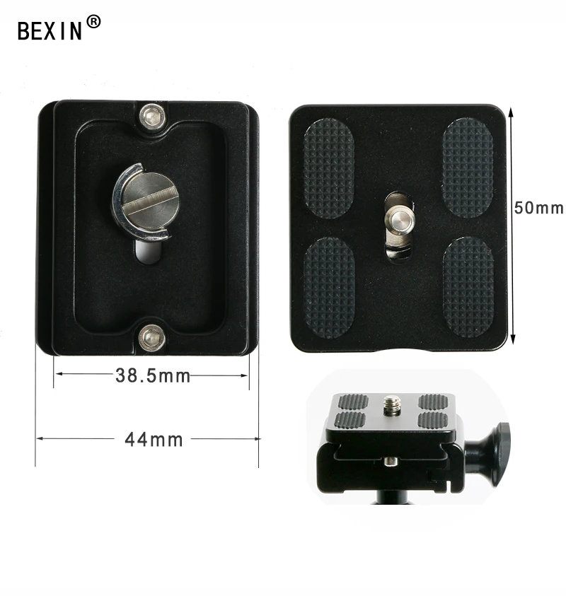 PU50 plate BEXIN QR50 штатив с шаровой головкой адаптер pu50 RRS quick shot быстросъемный зажим пластина зажим для Arca swiss dslr сферическая головка с камерой - Цвет: PU50 plate
